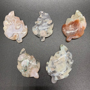 Flower Agate Leaf