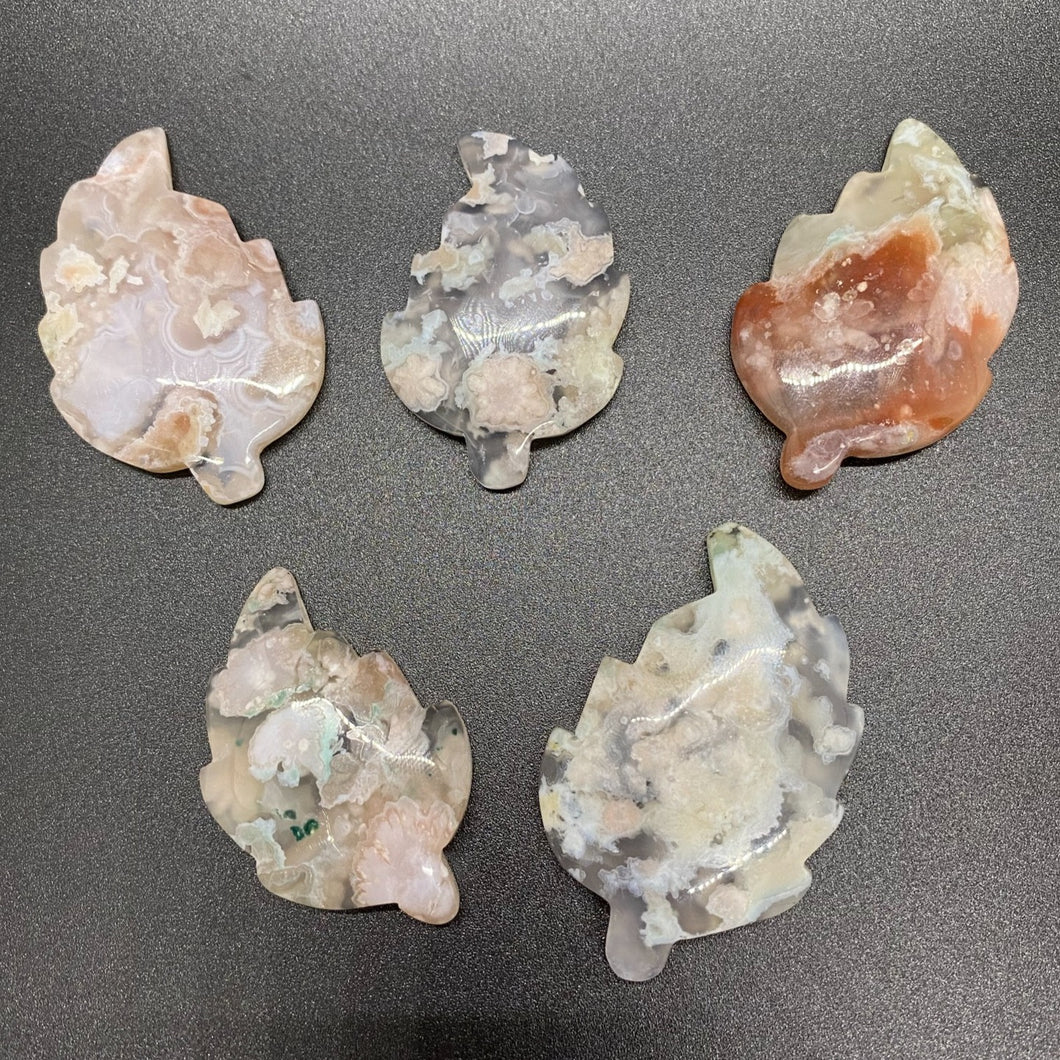 Flower Agate Leaf