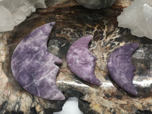 Load image into Gallery viewer, Lepidolite Crescent Moon
