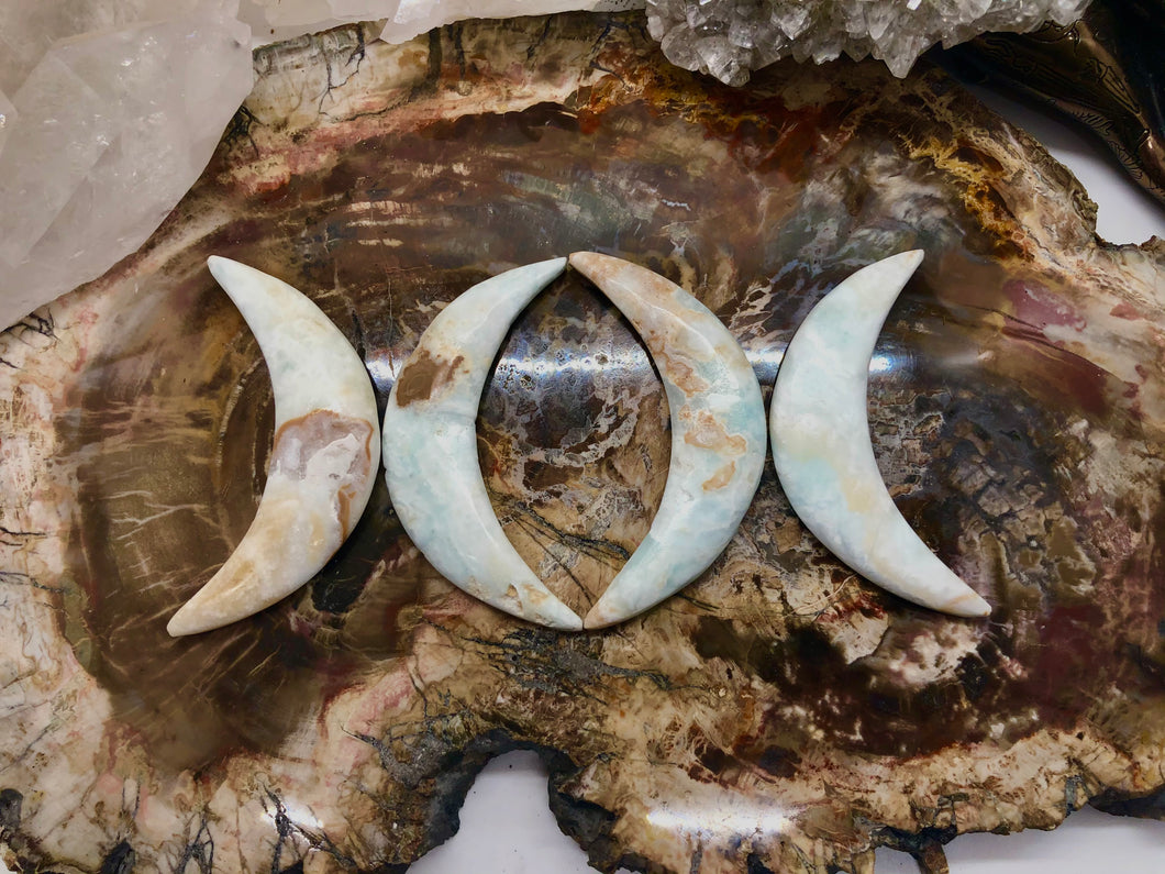 Caribbean Calcite Crescent Moon