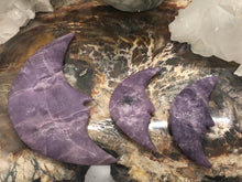Load image into Gallery viewer, Lepidolite Crescent Moon
