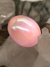 Load image into Gallery viewer, Pink Aura Coated Selenite Palm
