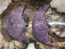 Load image into Gallery viewer, Lepidolite Crescent Moon
